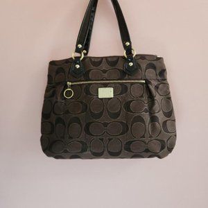 Brown Coach Shoulder Bag